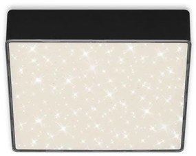 Briloner 7076-415 - Plafoniera LED STAR SKY LED/11W/230V 15x15 cm nero