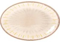 Piatto ovale 35 cm in melammina beige Soler