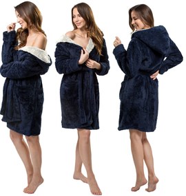 Accappatoio Jordan Powder Navy - Ecru M