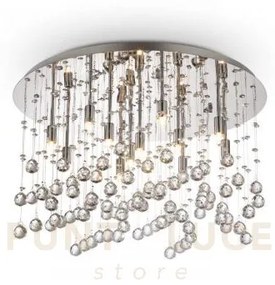 Moonlight lampadario a soffitto cromo e cristallo 12 luci attacco g...