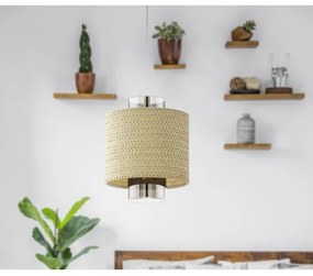 Eglo 43393 - Lampadario a sospensione con filo MEDIOUNA 1xE27/40W/230V