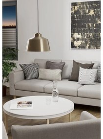 Lampadario Industriale Southery bianco paralume bianco E27 Ø35cm EGLO