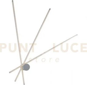 Plafoniera led shanghai bianca 27w 3750lm 4000k 92x100x14,5cm in al...