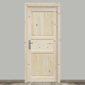 Porta battente Acul beige L 60 x H 210 cm reversibile