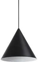 Lampada a sospensione nero D 300 x H min 520 - max 2270 mm