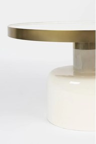 Tavolino rotondo in metallo ø 60 cm Glam – Zuiver