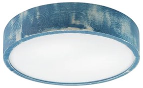 Brilagi - Plafoniera PINO 2xE27/15W/230V pino/blu Ø 37,5 cm