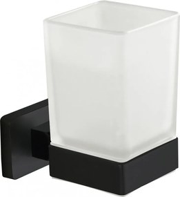 Mexen Asis bicchiere per spazzolini, nero - 7017638-70