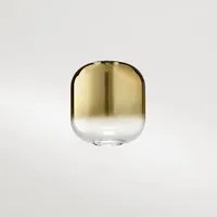 Vetro Borosilicato Contemporaneo Hunter Oro Specchiato D14