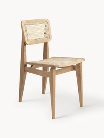 Sedia in legno di quercia con intreccio viennese C-Chair