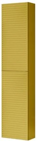 Colonna per mobile bagno Pixel 2 ante P 27 x L 30 x H 160 cm laccato opaco giallo sole