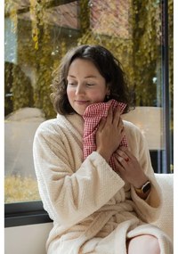 Accappatoio avorio in micropile S/M Pippa – Tiseco Home Studio