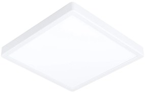 Plafoniera Quadrata Esterno Contemporaneo Argolis-Z Alluminio Bianco Led