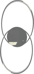 Plafoniera LED Otto cromo IP20 bianco naturale, 2225 lumen NOVECENTO