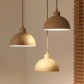 Duolla - Lampadario a cavo IRONLINE 3xE27/15W/230V beige