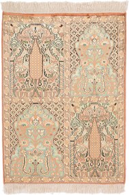 Cashmere Silk Tappeto orientale 90 x 60 (Indian) Annodato A Mano