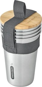 Tazze da viaggio in set argentate in acciaio inox 4 pz 500 ml – Black + Blum