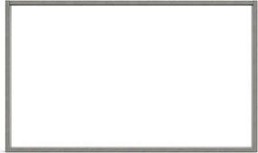 Gamba per mobili STEELMI Tube rettangolare in acciaio trasparente lucido L 118 x P 8 x H 71 cm