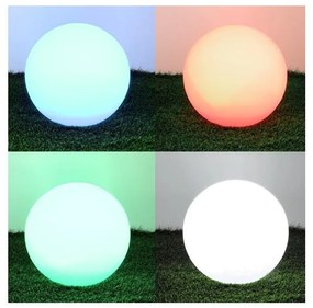 Lampada solare LED RGB dimmerabile LED/5W/3,7V 3000K IP54 d. 40 cm