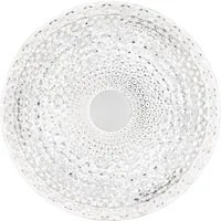 Plafoniera LED UNIKA bianca effetto diamantato 18W con 3 step cct con memory function per personalizzazione dei Kelvin