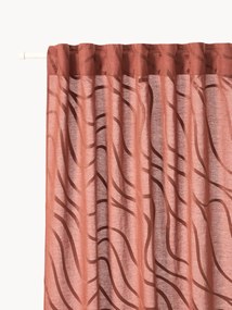 Set di 2 tende semitrasparenti con multibanda Lidia, larg. 140 cm