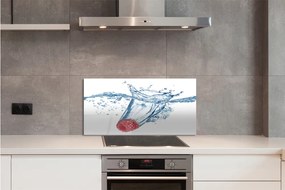 Pannello paraschizzi cucina Acqua di lamponi 100x50 cm