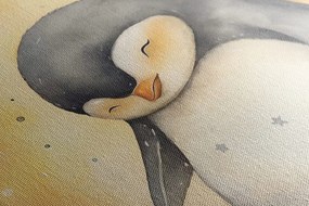Stampa su tela – Pinguino sognante