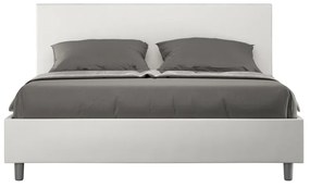 Letto imbottito Matrimoniale 160x190 cm Adele - Contenitore,Microfibra,Ocra