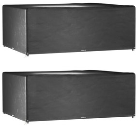 Copri Mobili Giardino 2pz 16 Occhielli 300x250x90cm Rettangolo /