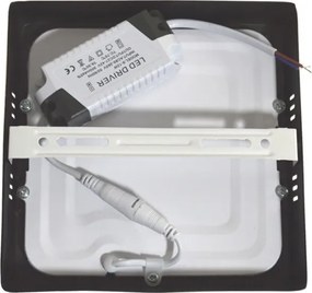 Plafoniera LED GERRY LED/12W/230V 4000K nero