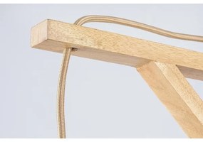 Rabalux 71028 - Lampada da parete UBUL 1xE27/60W/230V faggio