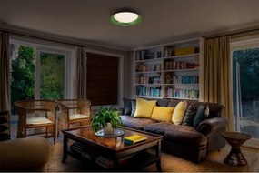 Osram - Lampada da soffitto LED dimmerabile ORBIS PLATE LED/19W/230V Ø 31 cm verde/nero