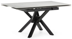 Tavolo da pranzo allungabile con piano aggiuntivo in pietra 90x150 cm Arlene - Marckeric