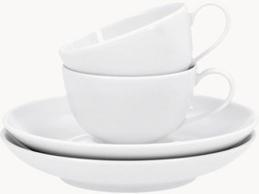 Set di 2 tazzine da caffè fatte a mano con piattino Urbino