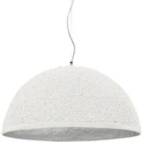 Lampadario da Soffitto Bianco e Argento 50 cm E27 cod mxl 58503