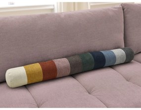 Divano angolare rosa allungabile e con contenitore (penisola a destra/a L) con rivestimento in ciniglia Fuji – Bobochic Paris