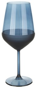 Calice vino 490 ml vetro blu sfumato Blaze