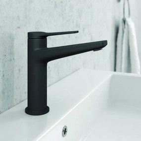 Kamalu - rubinetto per lavabo colore nero modello nico-160ld
