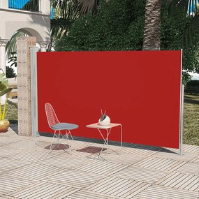 Tendalino Laterale Per Patio Terrazzo 160 X 300 Cm Rosso /