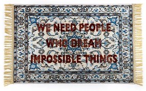 Impossible Things Burnt Carpet #11 80x120 Azzurro Blu/Multicolor - Seletti