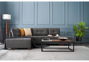 Divano angolare grigio scuro (angolo sinistro) Manama - Balcab Home