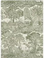 Sanderson Carta da parati Highgrove Toile - Yew Green