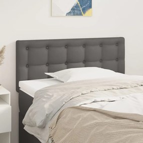 Testiera Grigio 90x5x78/88 Cm İn Similpelle /