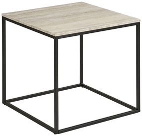 Tavolino con effetto pietra 45x45 cm Vita – House Nordic