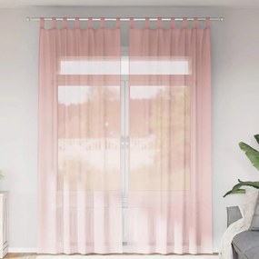 Tende İn Voile Con Tasche Per Aste 2 Pz Rosa /