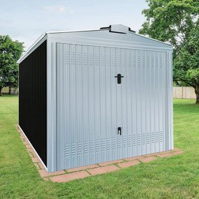 Garage acciaio Orlando SAPIL, con porta basculante 17.12 m², Sp 0.6 mm
