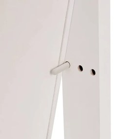 Atmosphera - Specchio a figura intera con portagioie LEXY 158x38 cm bianco
