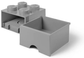 Scatola portaoggetti grigia quadrata - LEGO®