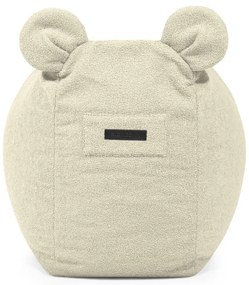 Pouf a sacco per bambini color crema con rivestimento in bouclé Snug 130 Bear – SLOWDOWN