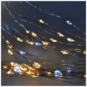 Brilagi - Tenda luminosa di Natale a LED 300xLED/8 funzioni/3xAA/USB 1,2m bianco caldo